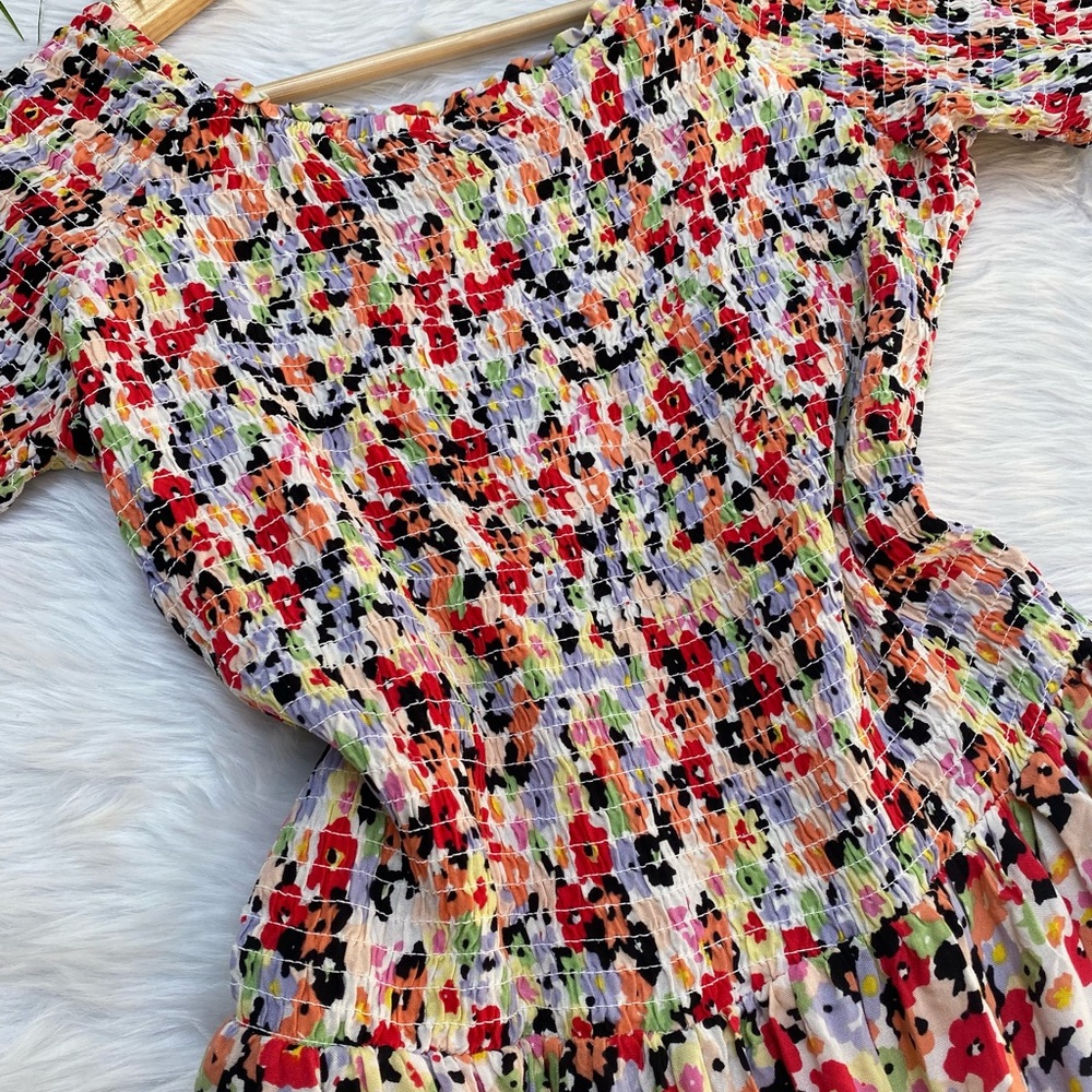 🌻Curve Red Floral Bardot Maxi Dress
🌻bust-36,38
🌻length-57 - Picture 5 of 7